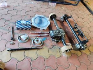 Front Axle with Steering Cap - 1 Ton